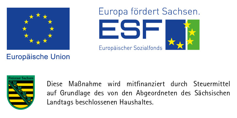 Logo ESF – Europäischer Sozialfonds